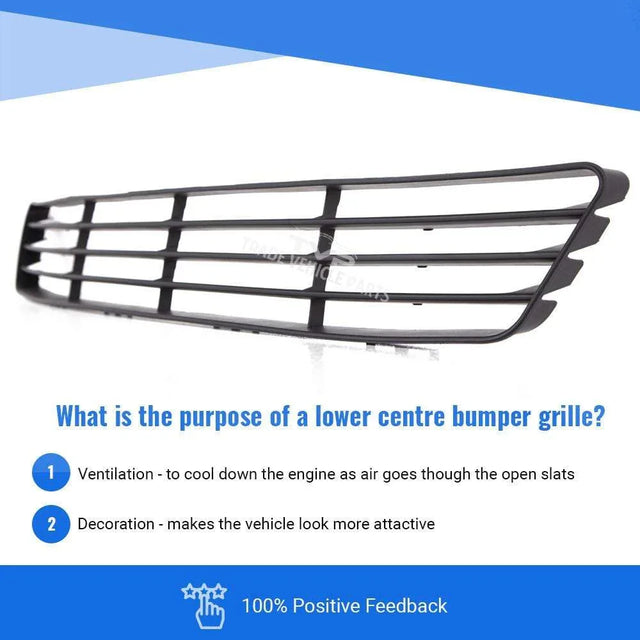 Fits Ford Fiesta Mk5 2002-2006 Front Bumper Lower Centre Grille - image 4