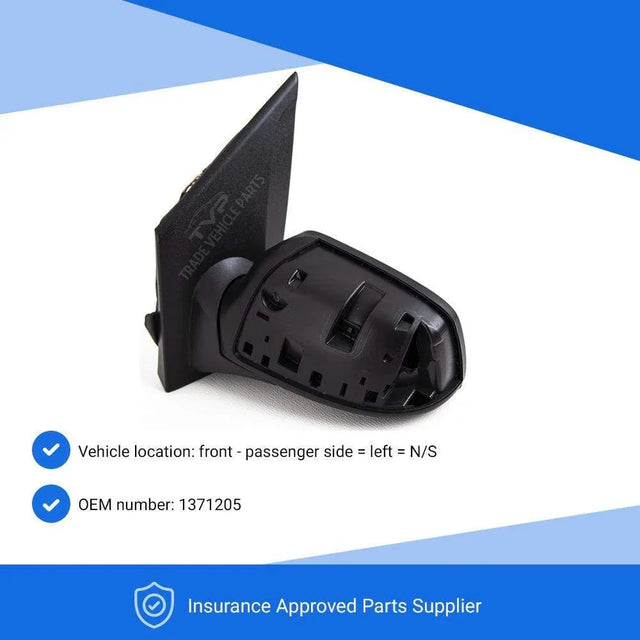 Fits Ford Fiesta Mk6 2005-2008 Door Wing Mirror Electric Heated Primed Passenger Side - image 3