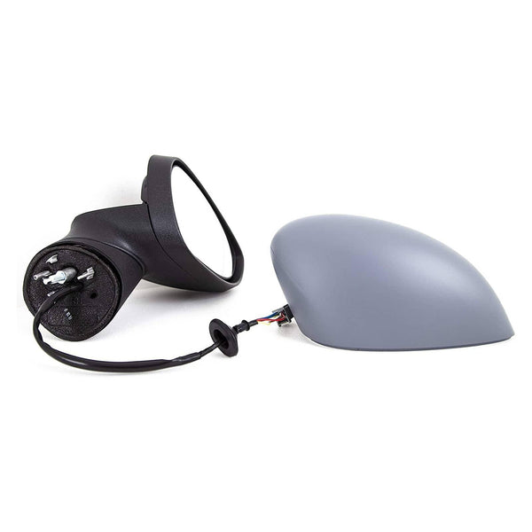 Fits Ford Fiesta Mk7 2008-2012 Door Wing Mirror Electric Heated Primed W/ Indicator Driver Side