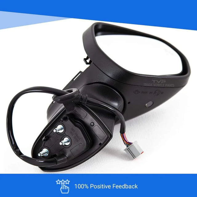 Fits Ford Fiesta Mk8 2017- Door Wing Mirror Electric Heated With Indicator, Power Fold, Puddle Lamp, Bliss 12 Pins Primed Cover Driver Side - image 4