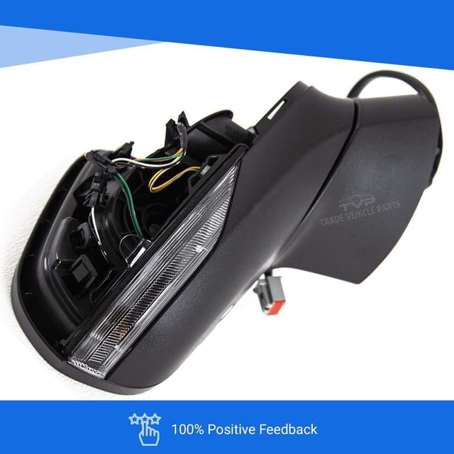 Fits Ford Fiesta Mk8 2017- Door Wing Mirror Electric Heated With Indicator, Power Fold, Puddle Lamp, Bliss 12 Pins Primed Cover Driver Side - image 7