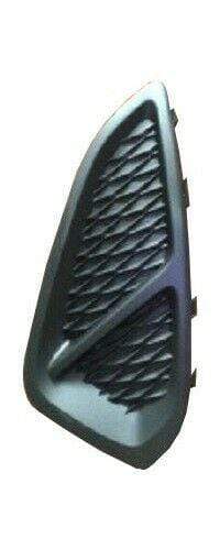 Ford Fiesta Mk8 2017- Front Bumper Fog Grille Without Fog Lamp Hole Outer Section Mat Black Passenger Side