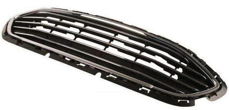 Ford Fiesta Mk8 2017- Front Grille Slatted Type With Chrome Slats & Chrome Surround Standard Models Diesel