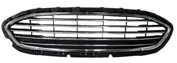 Fits Ford Fiesta Mk8 2017- 2021 Front Grille Slatted Type With Chrome Slats & Chrome Surround Standard Models Petrol - image 2