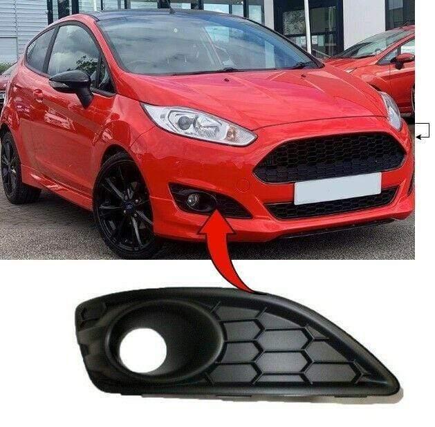 Fits Ford Fiesta Zetec S 2013- Front Bumper Fog Grille With Fog Hole Driver Side - image 2