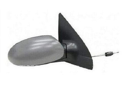 Fits Ford Focus 1998-2004 Door Wing Mirror Manual Primed Driver Side  - tradevehicleparts.co.uk