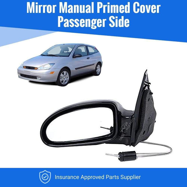 Fits Ford Focus 1998-2004 Door Wing Mirror Manual Primed Passenger Side - image 2