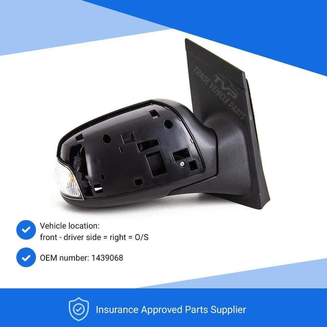 Fits Ford Focus 2005-2007 Door Wing Mirror Electric Heated With Indicator Primed Driver Side - image 3