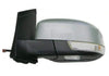Fits Ford Focus 2008-2011 Door Wing Mirror Electric Heated W/ Puddle Lamp Primed Gray Passenger Side thumbnail