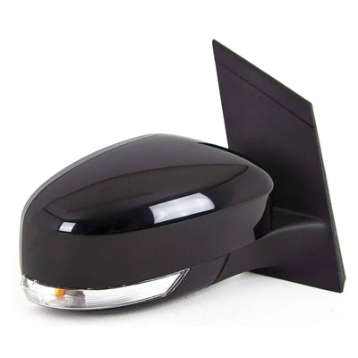 Fits Ford Focus 2008-2011 Door Wing Mirror Heated Electric Black W/Ind Driver Side - tradevehicleparts.co.uk