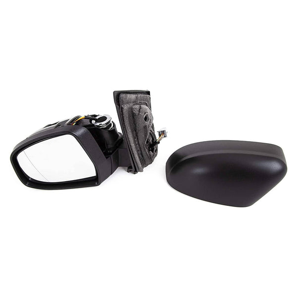 Fits Ford Focus 2008-2011 Door Wing Mirror Heated Electric Black W/Ind Passenger Side