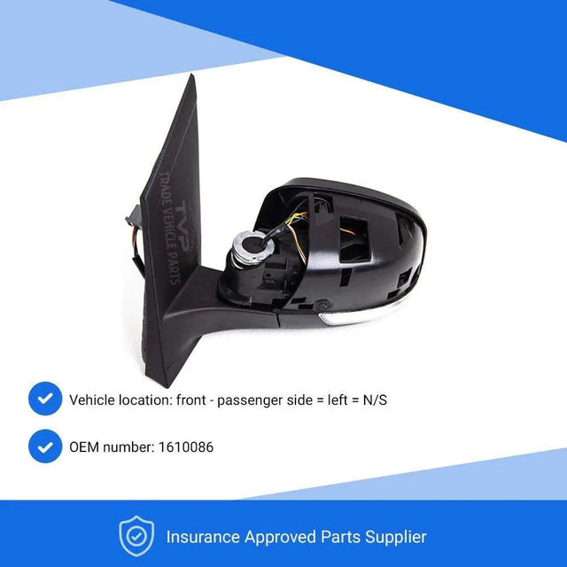 Fits Ford Focus 2008-2011 Door Wing Mirror Heated Electric Primed W/Ind Passenger Side - image 3