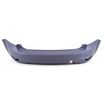 Fits Ford Focus 2008-2011 Rear Bumper 3/5 Door Hatch No Pdc Primed W/O Tow Eye Cover - tradevehicleparts.co.uk