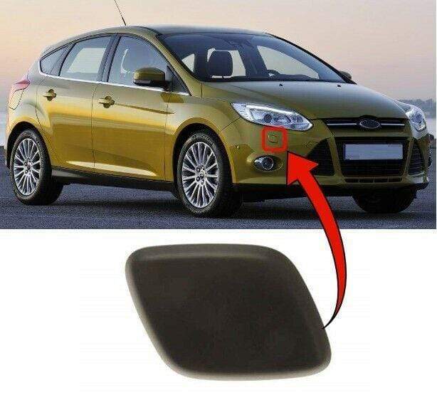 Ford Focus 2011-2014 Headlight Washer Jet Cover Primed Driver Side