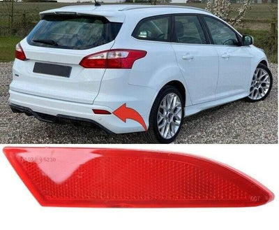 Fits Ford Focus 2011-2014 Rear Bumper Reflector Driver Side - tradevehicleparts.co.uk