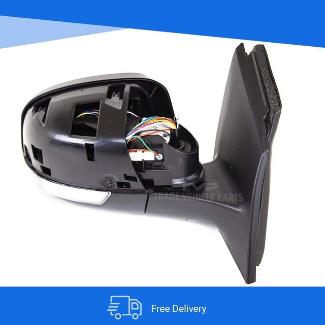 Fits Ford Focus 2011- Door Wing Mirror Heated Electric Power Fold Primed W/Indicator Puddle Lamp Driver Side - image 6