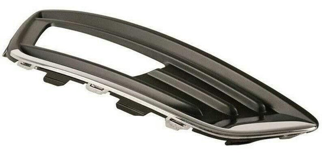 Fits Ford Focus 2014- Front Bumper Fog Grille With Chrome Moulding Driver Side  - image 2