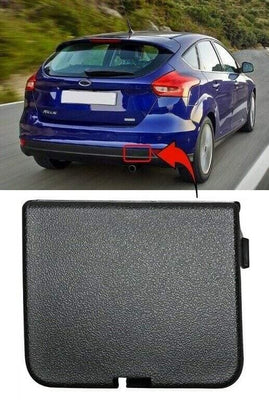 Fits Ford Focus 2014- Rear Bumper Towing Eye Cover Primed - tradevehicleparts.co.uk