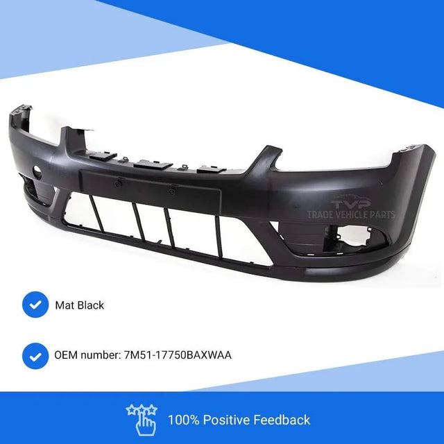 Fits Ford Focus Cc Convertible 2007-2008 Front Bumper No Pdc Or Washer Holes - image 2