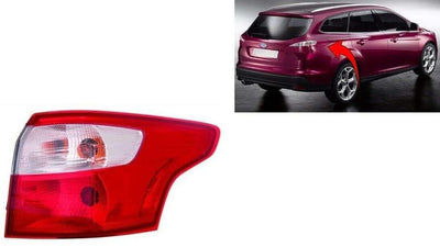 Fits Ford Focus Estate 2011-2014 Rear Light Lamp Outer Section Driver Side - tradevehicleparts.co.uk