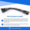 Fits Ford Focus Hatchback 2014- Rear Bumper Bracket Outer Section Passenger Side thumbnail