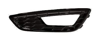 Fits Ford Focus St-Line, Zetec S 2014- Front Bumper Fog Grille With Fog Lamp Hole Passenger Side - tradevehicleparts.co.uk