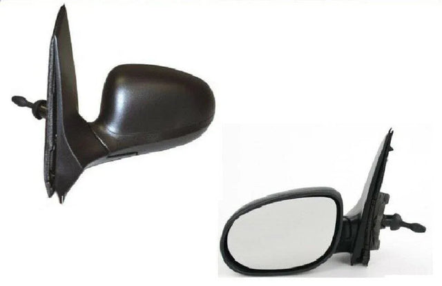 Fits Ford Ka 2008-2016 Door Wing Mirror Manual Black Passenger Side - image 2