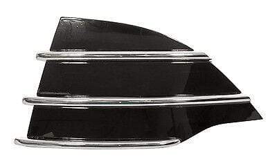 Ford Kuga 2013-2016 Front Bumper Fog Grille Black With Chrome Moulding Passenger Side