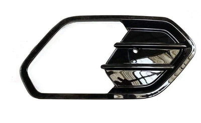 Fits Ford Kuga 2016- Front Bumper Fog Grille With Fog Hole Gloss Black Driver Side - tradevehicleparts.co.uk