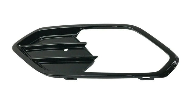 Fits Ford Kuga 2016- Front Bumper Fog Grille With Fog Hole Gloss Black Passenger Side - image 2