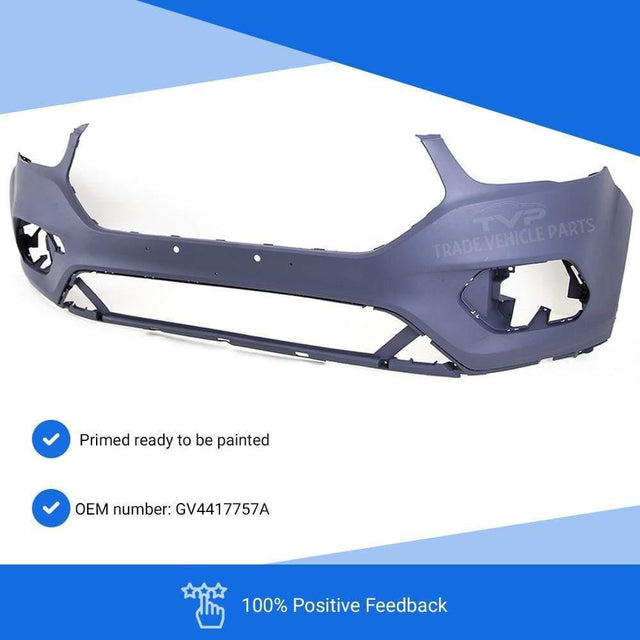 Fits Ford Kuga 2016-2019 Front Bumper Without Headlight Washer or PDC Holes Primed - image 2