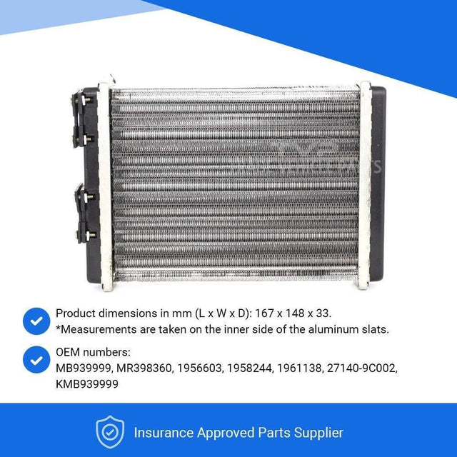 Fits Ford Maverick 1993-2002 Heater Matrix (2.4I Petrol Man) (2.7 Tdi, 2.4I 12V Diesel Man/Auto)( With/Without Ac) - image 5