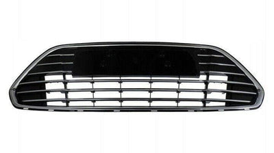 Fits Ford Mondeo 2010-2014 Front Bumper Lower Centre Grille Black Gloss With Chrome Moulding - tradevehicleparts.co.uk
