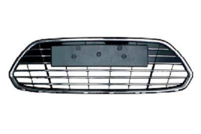 Ford Mondeo 2010-2014 Front Bumper Lower Centre Grille Black With Chrome Moulding