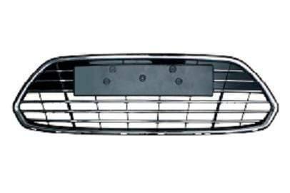 Fits Ford Mondeo 2010-2014 Front Bumper Lower Centre Grille Black With Chrome Moulding - image 2
