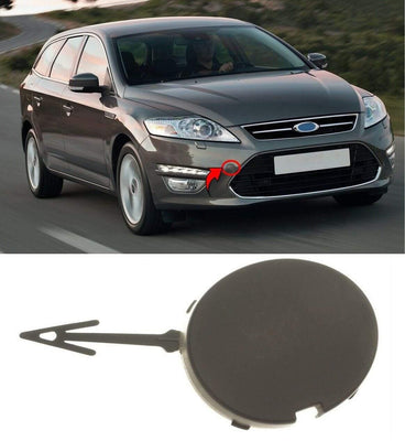 Fits Ford Mondeo 2010-2014 Front Bumper Towing Eye Cover Primed - tradevehicleparts.co.uk