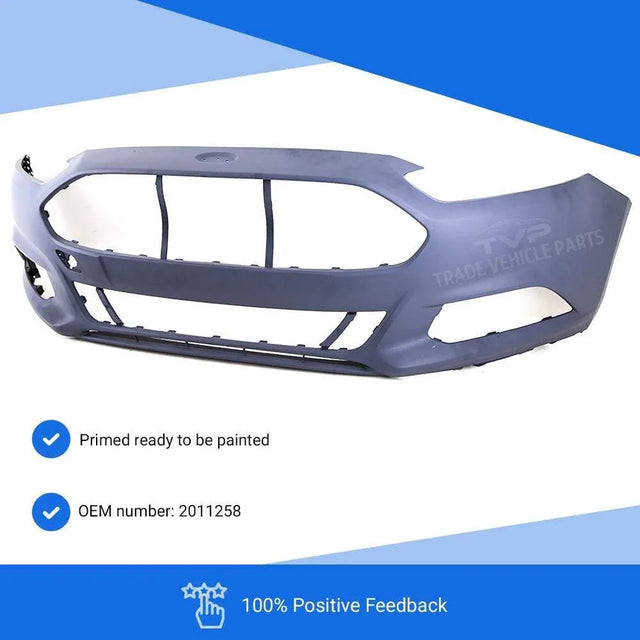 Fits Ford Mondeo 2014- Onwards Front Bumper Primed No Pdc - image 3