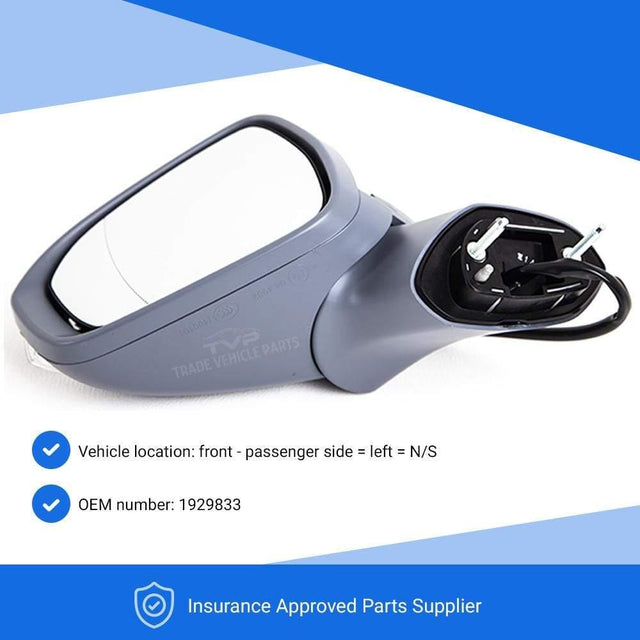 Fits Ford Mondeo 2015-2019 Door Wing Mirror E/H With Indicator Primed Passenger Side - image 2