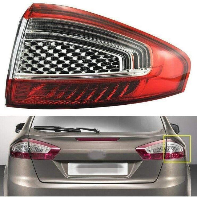 Fits Ford Mondeo Hatchback 2010-2014 Rear Light Lamp Outer Section Led Der Side - image 2