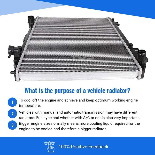 Fits Ford Ranger Er Eq 1998-2006 Radiator (2.5 D, 2.5 Td, 2.9 D) (Manual) (With/Without Ac) - image 4