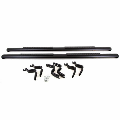 Fits Ford Ranger T6 2011-On 4'' Oval Running Boards Side Steps Black - tradevehicleparts.co.uk