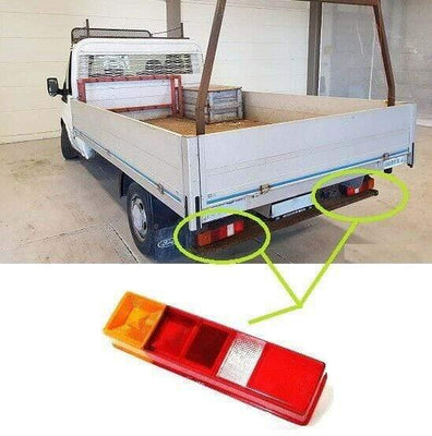 Fits Ford Transit 1986-2014 Rear Lamp Pick Up Models Lens Only Fits Passenger & Driver Side - tradevehicleparts.co.uk