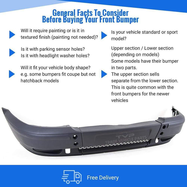 Fits Ford Transit 2000-2006 Front Bumper Complete With Bracket - image 4