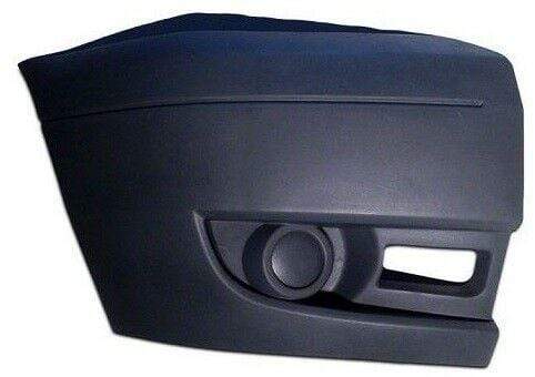 Ford Transit 2006-2014 Front Bumper Corner End Driver Side No Fog Lamp Hole Mat Grey Textured