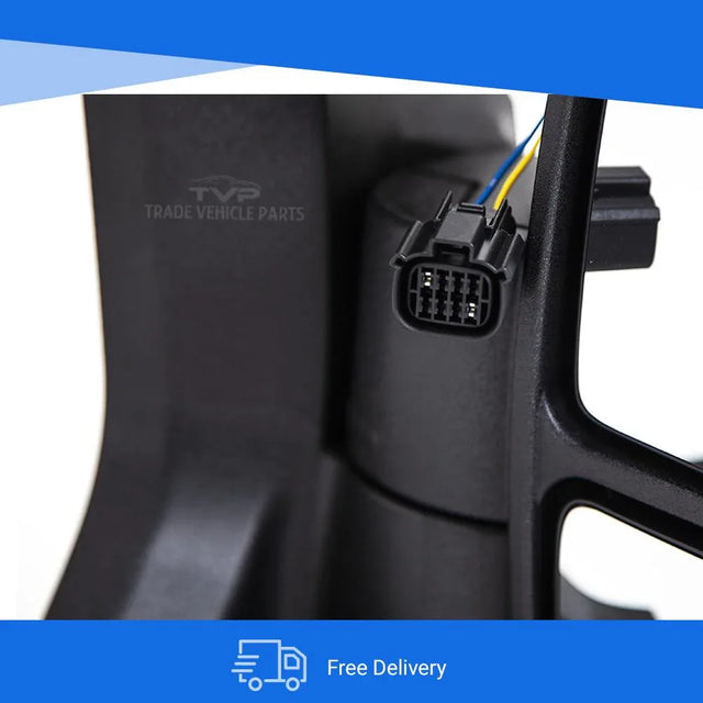 Fits Ford Transit 2014- Door Wing Mirror Manual Black Textured Clear Indicator Right Side - image 6