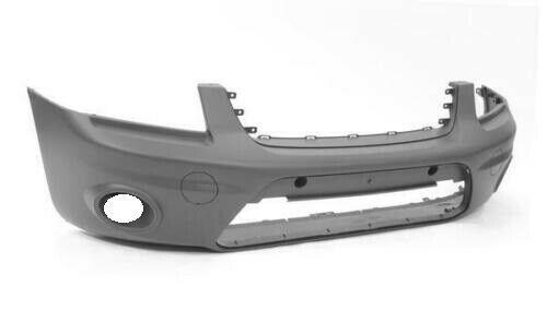 Ford Transit Connect 2009-2013 Front Bumper Light Gray Textured With Fog Light No Pdc Holes