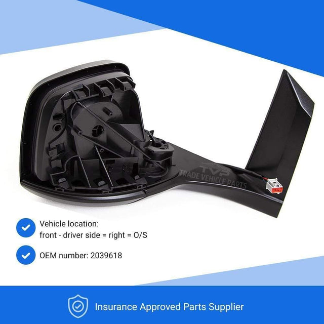 Fits Ford Transit Connect 2014-2018 Door Wing Mirror Electric Heated Primed Driver Side - image 3