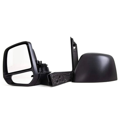 Fits Ford Transit Connect 2014- Door Wing Mirror Manual Textured Passenger Side - tradevehicleparts.co.uk