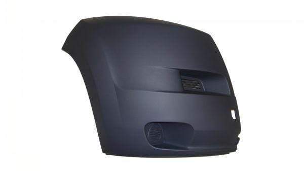 FT1020B Peugeot Boxer 2006-2014 Front Bumper End Corner Black Textured Driver Side
