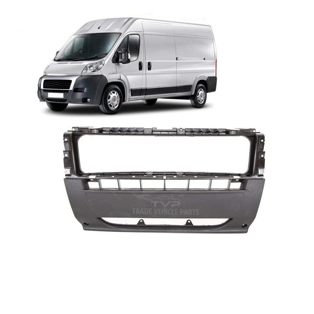 FT1304C Fiat Ducato 2006-2014 Front Bumper Centre Section Dark Gray